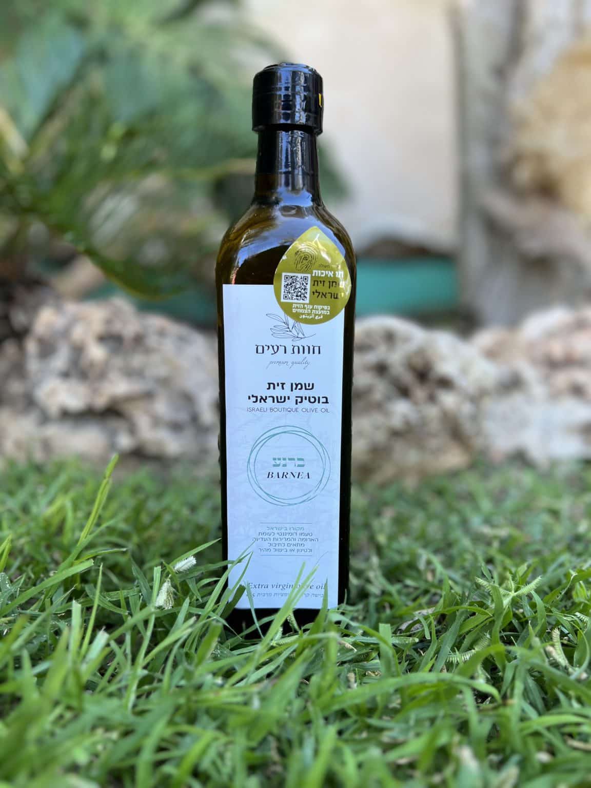 שמן זית ברנע איכותי מחוות רעים – טבע, בריאות וטעם ישראלי